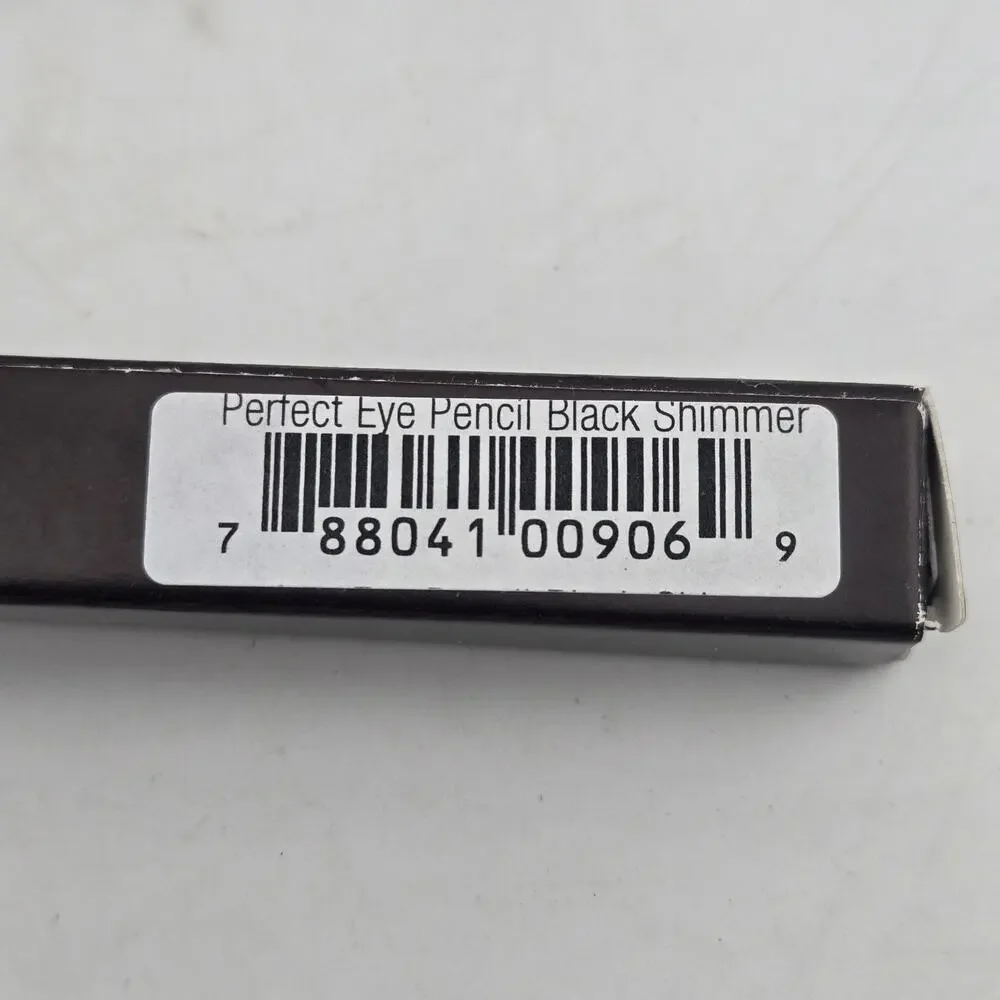 IMAN Perfect Eye Pencil Eyeliner Lot Of 3 Black Shimmer w/ Sharpener Cap .05 Oz
